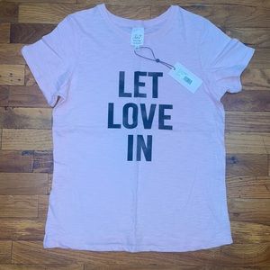 Cinq à Sept Let Love In Tee size Small brand new with tags in Pink
